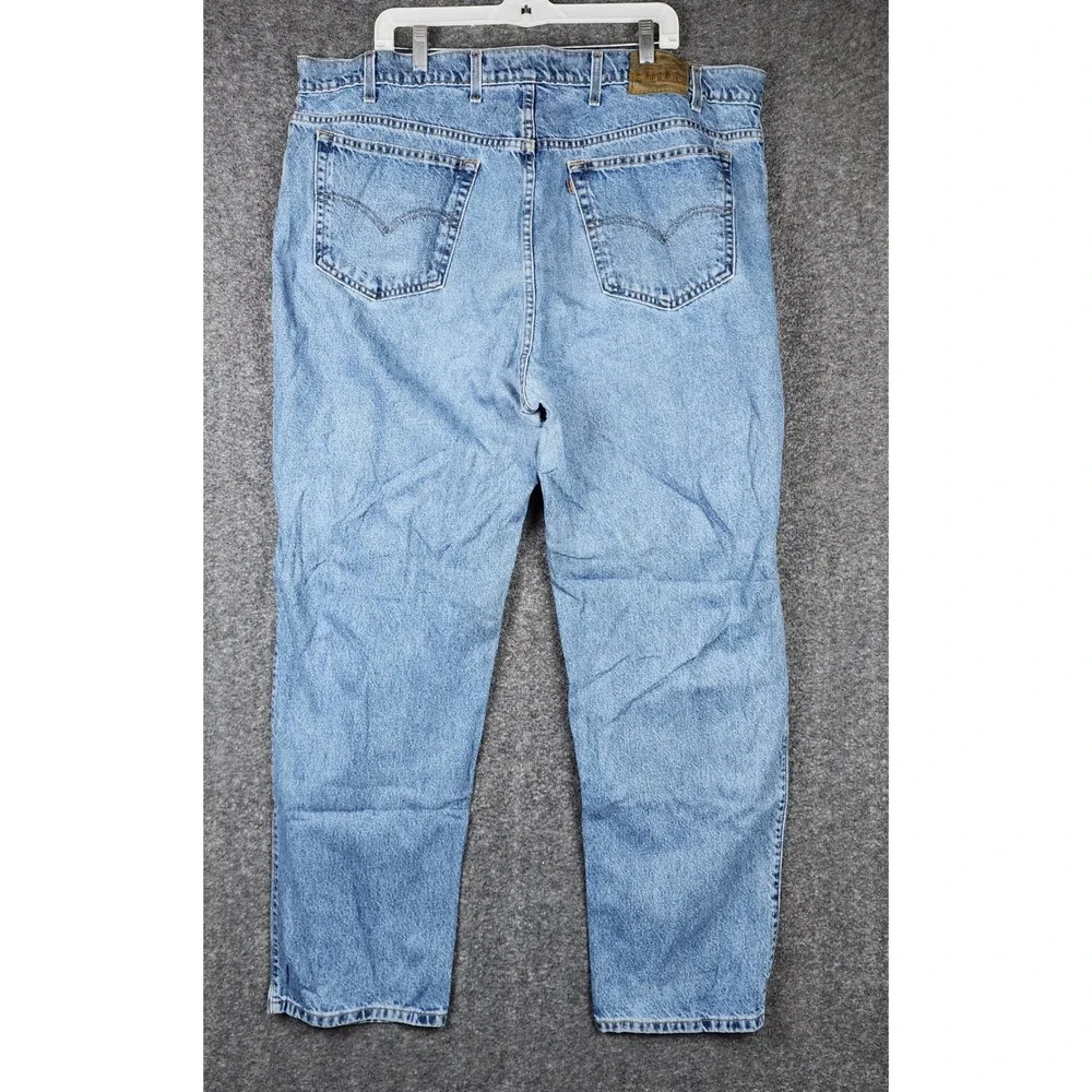 Levi Strauss Jeans Mens 46x32 Signature 540 Relaxed Fit Brown Tab EUC Vintage